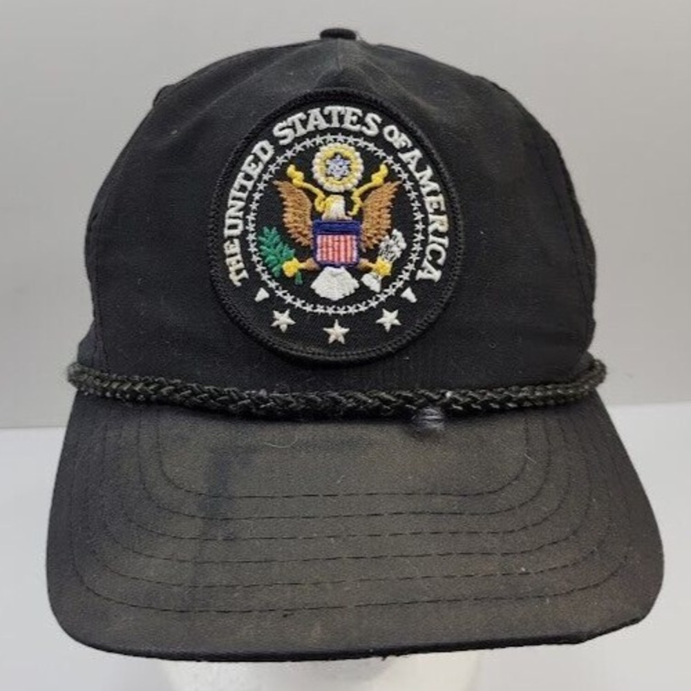 United States Of America Eagle Rope One Size Fits All Snapback Hat Cap